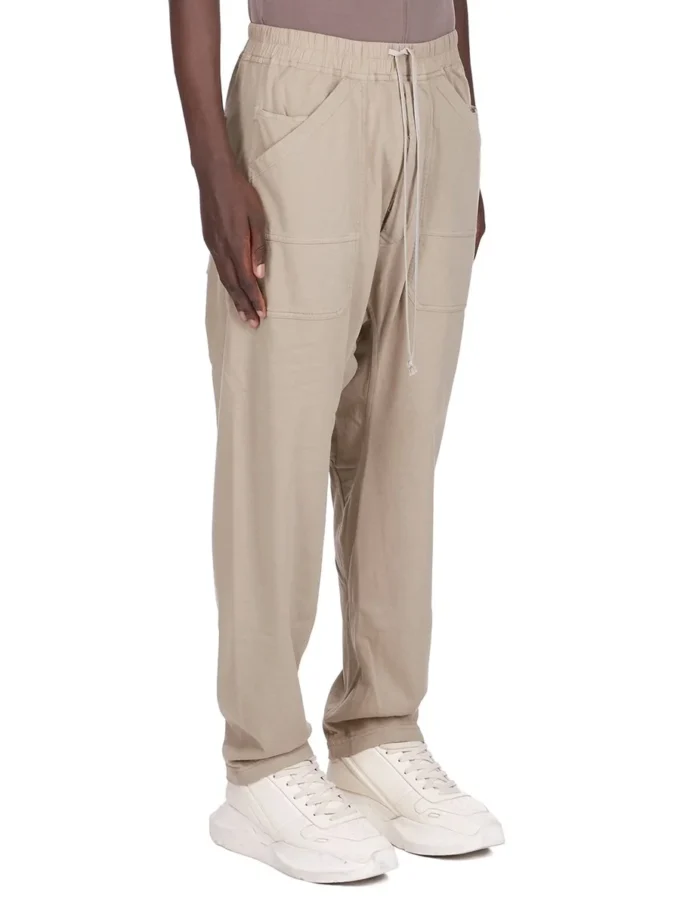 DRKSHDW FW25 CONCORDIANS CLASSIC CARGO CON COULISSE IN JERSEY PESANTE COMPATTO DIRTY PEARL DU02E7370RIG-88