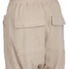 DRKSHDW FW25 CONCORDIANS CLASSIC CARGO CON COULISSE IN JERSEY PESANTE COMPATTO DIRTY PEARL DU02E7370RIG-88