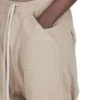 DRKSHDW FW25 CONCORDIANS CLASSIC CARGO CON COULISSE IN JERSEY PESANTE COMPATTO DIRTY PEARL DU02E7370RIG-88