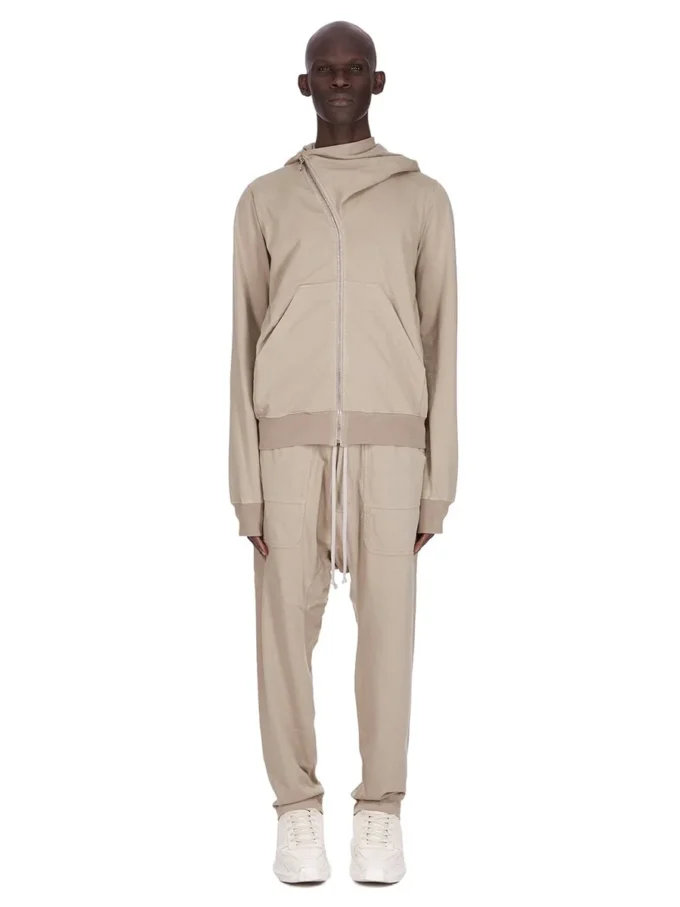 DRKSHDW FW25 CONCORDIANS CLASSIC CARGO CON COULISSE IN JERSEY PESANTE COMPATTO DIRTY PEARL DU02E7370RIG-88