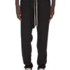 DRKSHDW FW25 CONCORDIANS CLASSIC CARGO CON COULISSE IN JERSEY PESANTE COMPATTO NERO DU02E7370RIG-09