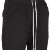 DRKSHDW FW25 CONCORDIANS CLASSIC CARGO CON COULISSE IN JERSEY PESANTE COMPATTO NERO DU02E7370RIG-09