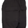 DRKSHDW FW25 CONCORDIANS CLASSIC CARGO CON COULISSE IN JERSEY PESANTE COMPATTO NERO DU02E7370RIG-09
