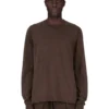 DRKSHDW FW25 CONCORDIANS FELPA GIROCOLLO IN JERSEY PESANTE COMPATTO DARK DUST. DU02E7279RIGP-78
