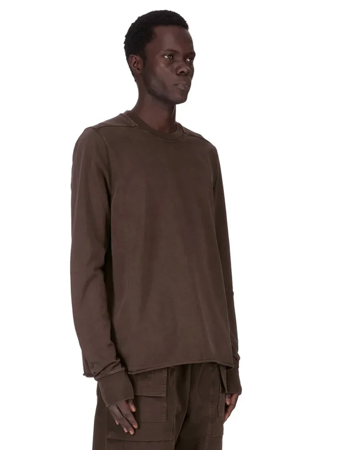DRKSHDW FW25 CONCORDIANS FELPA GIROCOLLO IN JERSEY PESANTE COMPATTO DARK DUST. DU02E7279RIGP-78
