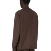 DRKSHDW FW25 CONCORDIANS FELPA GIROCOLLO IN JERSEY PESANTE COMPATTO DARK DUST. DU02E7279RIGP-78