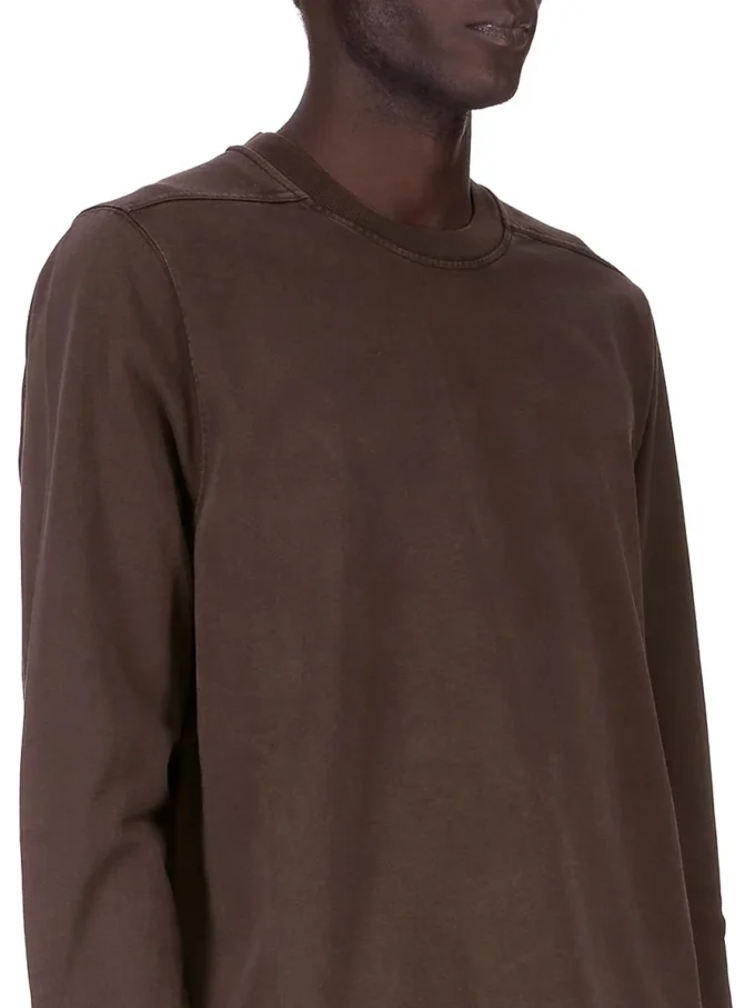DRKSHDW FW25 CONCORDIANS FELPA GIROCOLLO IN JERSEY PESANTE COMPATTO DARK DUST. DU02E7279RIGP-78