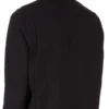DRKSHDW FW25 CONCORDIANS FELPA GIROCOLLO IN JERSEY PESANTE COMPATTO NERO. DU02E7279RIGP-09
