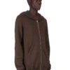 DRKSHDW FW25 CONCORDIANS JUMBO GIMP HOODIE IN FELPA DARK DUST SLUB DU02E7283FSL-78