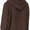 DRKSHDW FW25 CONCORDIANS JUMBO GIMP HOODIE IN FELPA DARK DUST SLUB DU02E7283FSL-78