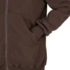 DRKSHDW FW25 CONCORDIANS JUMBO GIMP HOODIE IN FELPA DARK DUST SLUB DU02E7283FSL-78