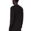 DRKSHDW FW25 CONCORDIANS LEVEL LS T IN JERSEY DI COTONE DI MEDIO PESO NERO DU02E7260RNEP4-0908
