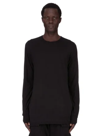 DRKSHDW FW25 CONCORDIANS LEVEL T IN JERSEY DI GARZA DI COTONE NERO DU02E7260BH-09