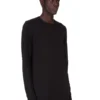 DRKSHDW FW25 CONCORDIANS LEVEL T IN JERSEY DI GARZA DI COTONE NERO DU02E7260BH-09
