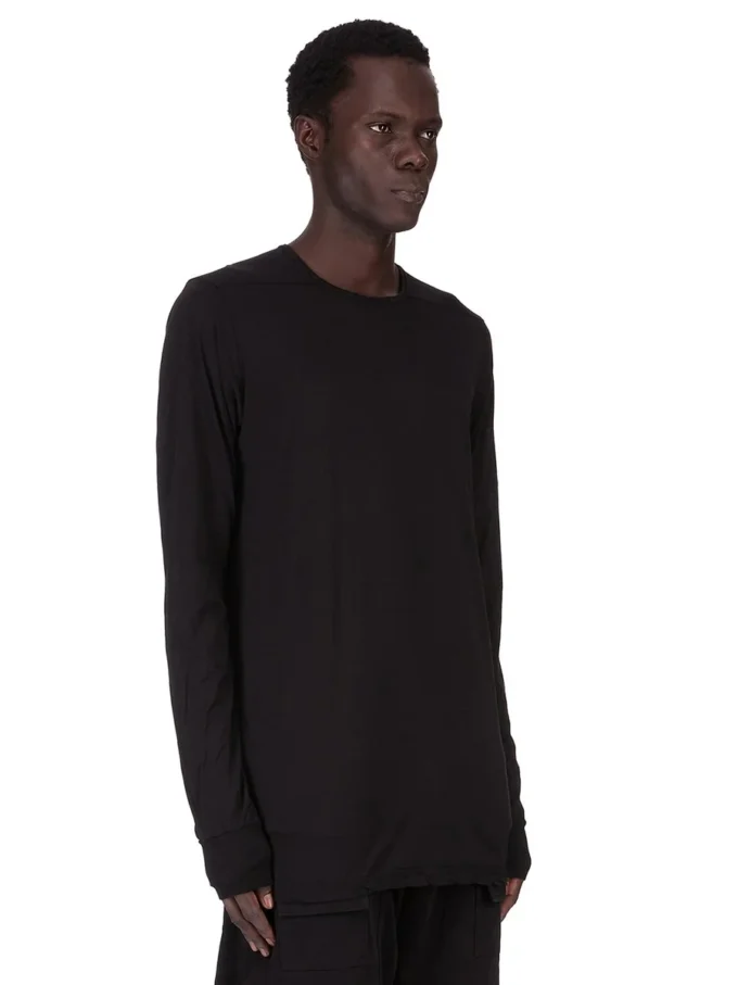 DRKSHDW FW25 CONCORDIANS LEVEL T IN JERSEY DI GARZA DI COTONE NERO DU02E7260BH-09