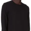 DRKSHDW FW25 CONCORDIANS LEVEL T IN JERSEY DI GARZA DI COTONE NERO DU02E7260BH-09