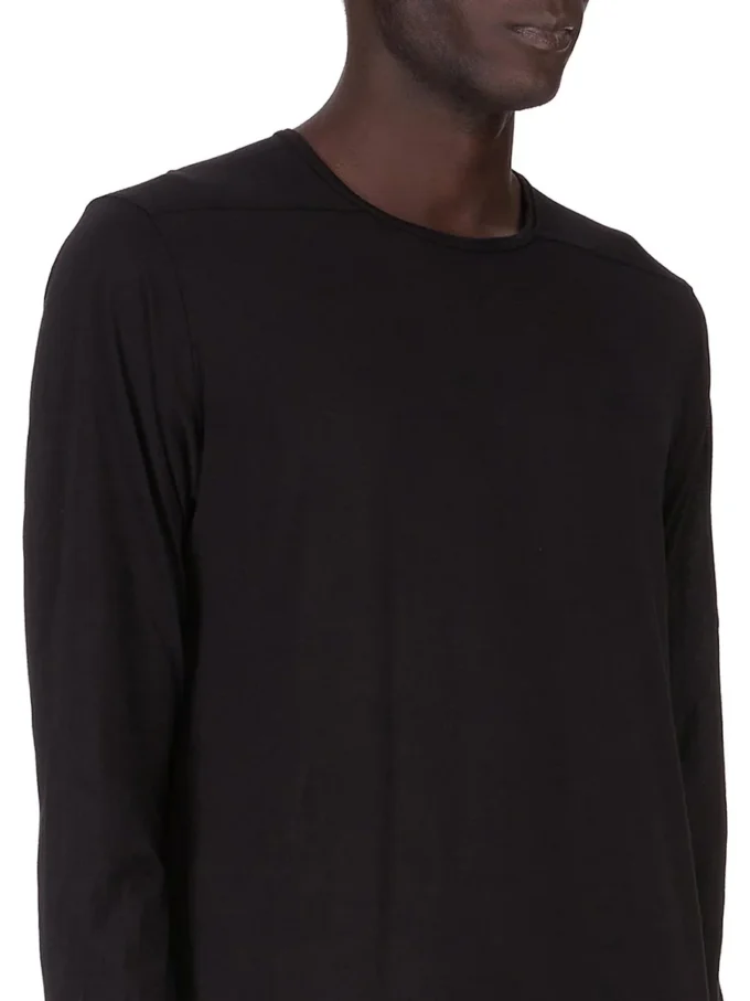 DRKSHDW FW25 CONCORDIANS LEVEL T IN JERSEY DI GARZA DI COTONE NERO DU02E7260BH-09