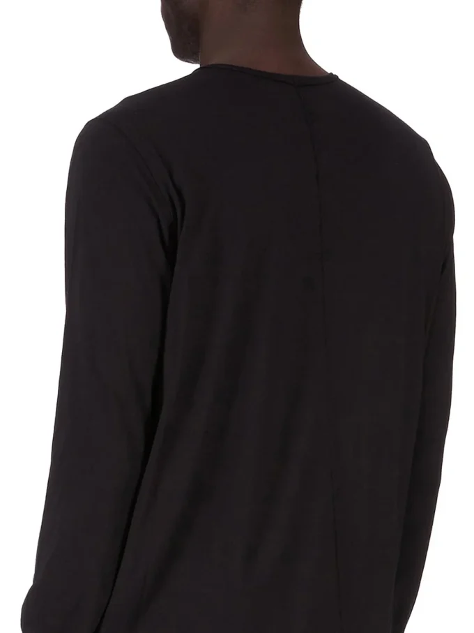 DRKSHDW FW25 CONCORDIANS LEVEL T IN JERSEY DI GARZA DI COTONE NERO DU02E7260BH-09