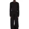DRKSHDW FW25 CONCORDIANS LEVEL T IN JERSEY DI GARZA DI COTONE NERO DU02E7260BH-09