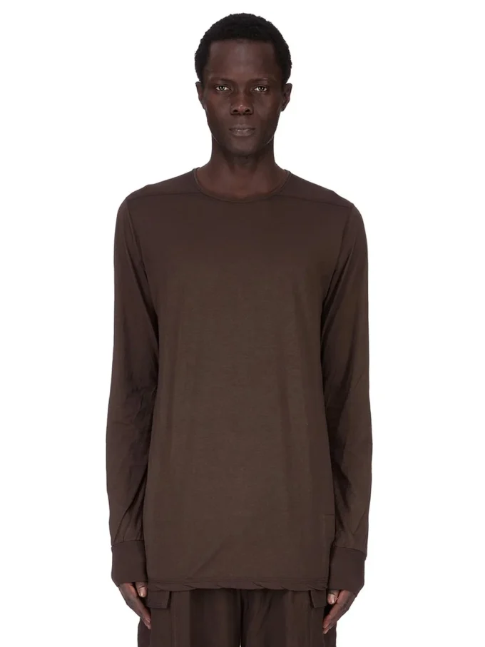DRKSHDW FW25 CONCORDIANS LS LEVEL T IN JERSEY DI GARZA DI COTONE DARK DUST DU02E7260BH-78