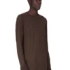 DRKSHDW FW25 CONCORDIANS LS LEVEL T IN JERSEY DI GARZA DI COTONE DARK DUST DU02E7260BH-78