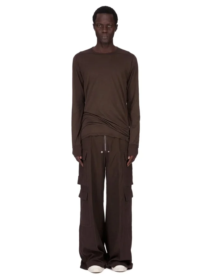 DRKSHDW FW25 CONCORDIANS LS LEVEL T IN JERSEY DI GARZA DI COTONE DARK DUST DU02E7260BH-78