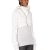 DRKSHDW FW25 CONCORDIANS MICRO MOUNTAIN HOODIE IN MILK FELPA PESANTE FURKA DS02E7237F-11