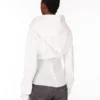 DRKSHDW FW25 CONCORDIANS MICRO MOUNTAIN HOODIE IN MILK FELPA PESANTE FURKA DS02E7237F-11
