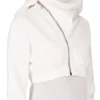 DRKSHDW FW25 CONCORDIANS MICRO MOUNTAIN HOODIE IN MILK FELPA PESANTE FURKA DS02E7237F-11