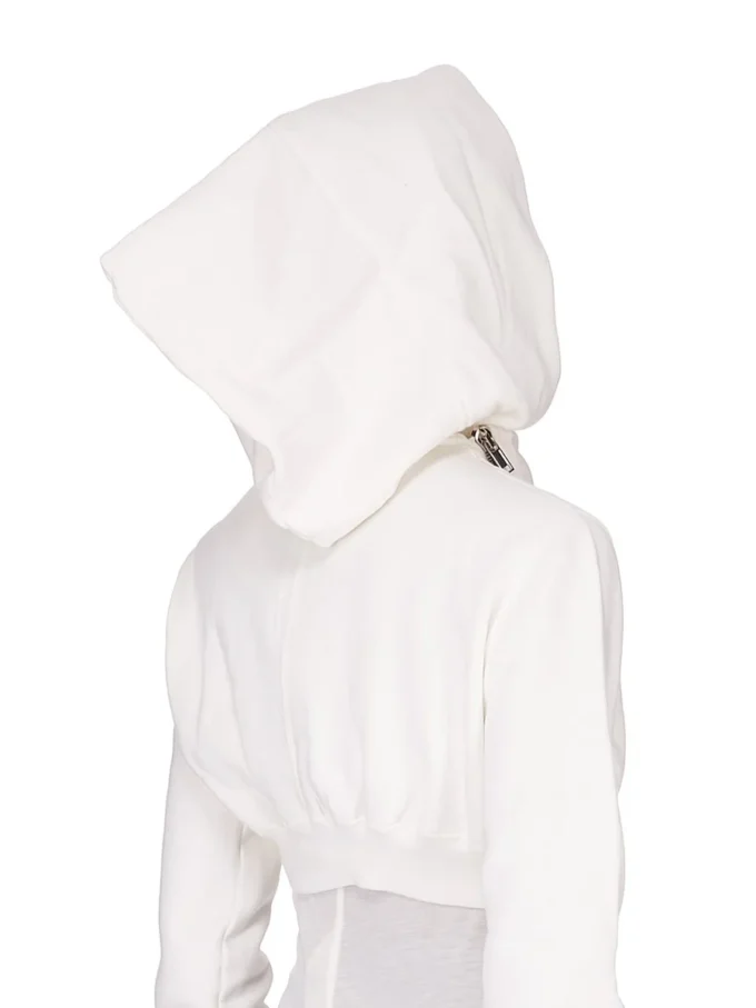 DRKSHDW FW25 CONCORDIANS MICRO MOUNTAIN HOODIE IN MILK FELPA PESANTE FURKA DS02E7237F-11