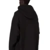 DRKSHDW FW25 CONCORDIANS PETER HOODIE NERO/PERLA FELPA PESANTE FURKA DU02E7280FEP1P-0908