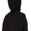 DRKSHDW FW25 CONCORDIANS PETER HOODIE NERO/PERLA FELPA PESANTE FURKA DU02E7280FEP1P-0908