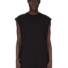 DRKSHDW FW25 CONCORDIANS TARP T IN JERSEY DI GARZA DI COTONE NERO DU02E7158BH-09