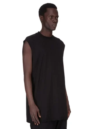 DRKSHDW FW25 CONCORDIANS TARP T IN JERSEY DI GARZA DI COTONE NERO DU02E7158BH-09