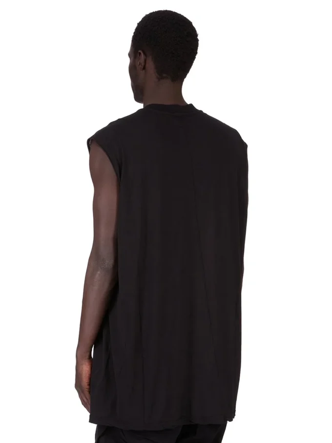 DRKSHDW FW25 CONCORDIANS TARP T IN JERSEY DI GARZA DI COTONE NERO DU02E7158BH-09