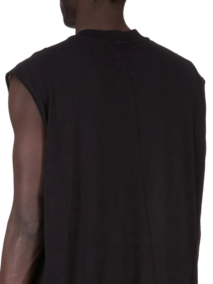 DRKSHDW FW25 CONCORDIANS TARP T IN JERSEY DI GARZA DI COTONE NERO DU02E7158BH-09