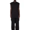 DRKSHDW FW25 CONCORDIANS TARP T IN JERSEY DI GARZA DI COTONE NERO DU02E7158BH-09
