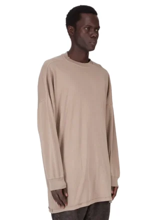 DRKSHDW FW25 CONCORDIANS TOMMY LS SWEAT IN JERSEY DOPPIO SPAZZOLATO DIRTY PEARL DU02E7292JDBP-88