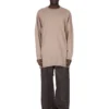 DRKSHDW FW25 CONCORDIANS TOMMY LS SWEAT IN JERSEY DOPPIO SPAZZOLATO DIRTY PEARL DU02E7292JDBP-88