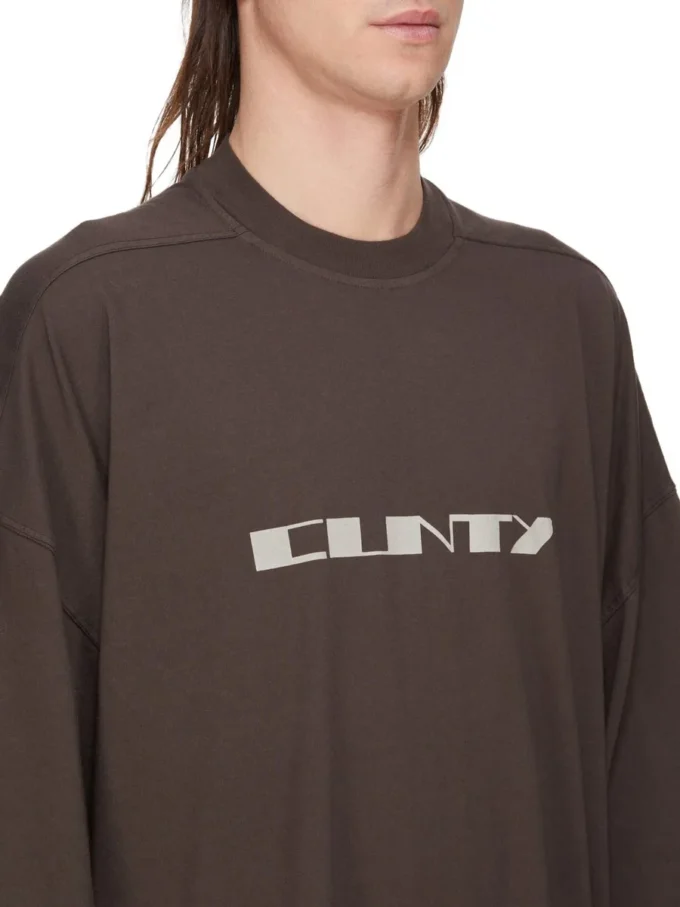 DRKSHDW FW25 CONCORDIANS TOMMY T IN JERSEY DI COTONE DI MEDIO PESO DRKDUST/PEARL DU02E7259RNEP2-7808