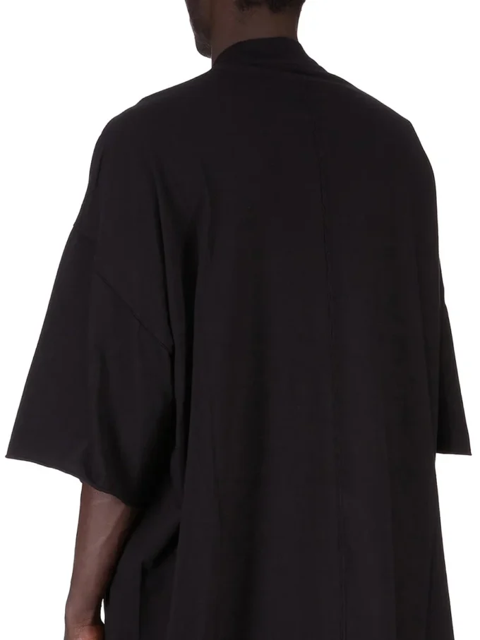 DRKSHDW FW25 CONCORDIANS TOMMY T IN JERSEY DI COTONE DI MEDIO PESO NERO/PERLA DU02E7259RNEP2-0908