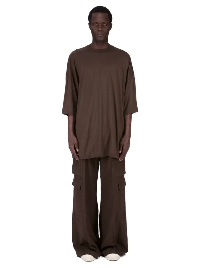 DRKSHDW FW25 CONCORDIANS TOMMY T IN JERSEY DI GARZA DI COTONE DARK DUST DU02E7259BH-78