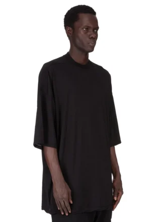 DRKSHDW FW25 CONCORDIANS TOMMY T IN JERSEY DI GARZA DI COTONE NERO DU02E7259BH-09
