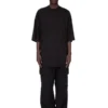 DRKSHDW FW25 CONCORDIANS TOMMY T IN JERSEY DI GARZA DI COTONE NERO DU02E7259BH-09