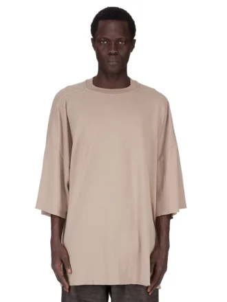 DRKSHDW FW25 CONCORDIANS TOMMY T IN JERSEY DOPPIO SPAZZOLATO DIRTY PEARL DU02E7259JDB-88