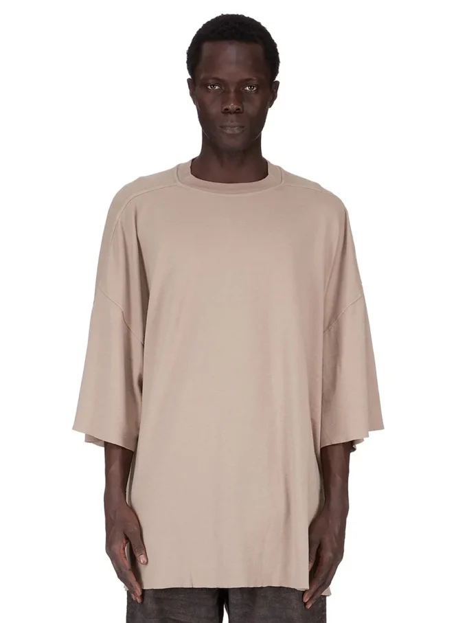 DRKSHDW FW25 CONCORDIANS TOMMY T IN JERSEY DOPPIO SPAZZOLATO DIRTY PEARL DU02E7259JDB-88