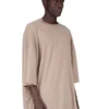 DRKSHDW FW25 CONCORDIANS TOMMY T IN JERSEY DOPPIO SPAZZOLATO DIRTY PEARL DU02E7259JDB-88