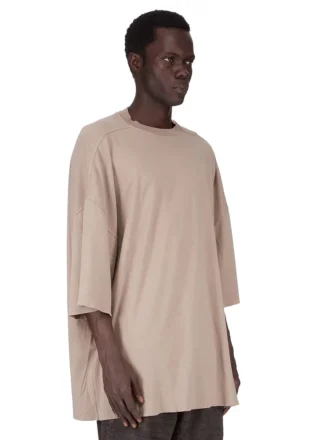 DRKSHDW FW25 CONCORDIANS TOMMY T IN JERSEY DOPPIO SPAZZOLATO DIRTY PEARL DU02E7259JDB-88