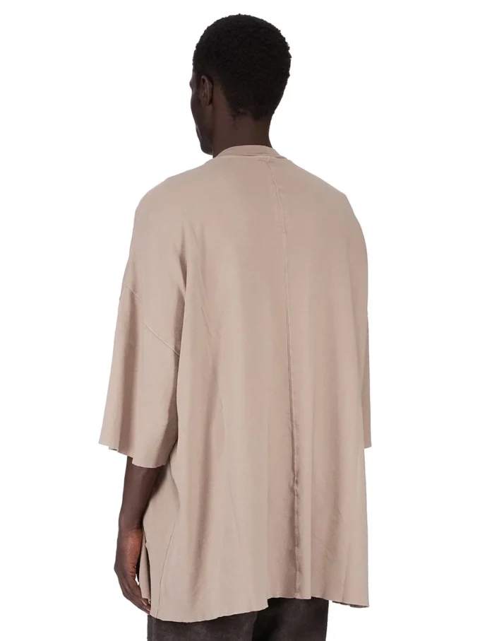 DRKSHDW FW25 CONCORDIANS TOMMY T IN JERSEY DOPPIO SPAZZOLATO DIRTY PEARL DU02E7259JDB-88