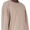 DRKSHDW FW25 CONCORDIANS TOMMY T IN JERSEY DOPPIO SPAZZOLATO DIRTY PEARL DU02E7259JDB-88